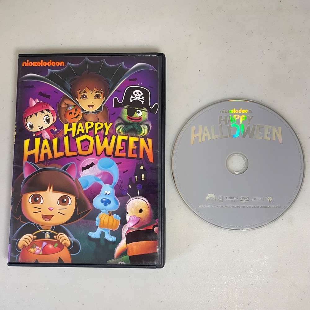 Nickelodeon Happy Halloween DVD 2010 Nick Jr Dora Wonder Pets Blue's Clues